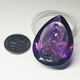 Huge 50 carat+ Pear Shape Amethyst Cameo (Rare)