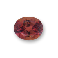 Oval orange sapphire from Africa.  This natural orange sapphire is unheated or untreated and has brownish undertones.