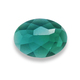 Loose Rose Cut Teal Tourmaline -&nbsp; Untreated Oval Blue Green Tourmaline