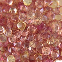 We have a wide selection of un-treated Orange sapphire melee available, ranging in various shades from light yellow-orange or peach colors to salmon color, and even intense reddish-orange African Padparadscha sapphire melee. These orange sapphires are in 